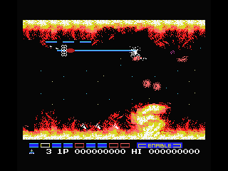 Gradius 2 screenshot 2 for MSX